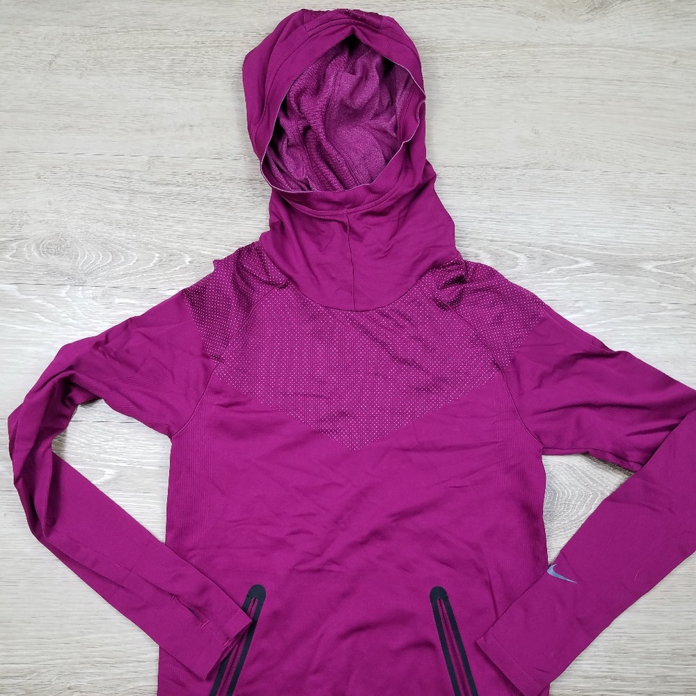 Nike hooded shirt